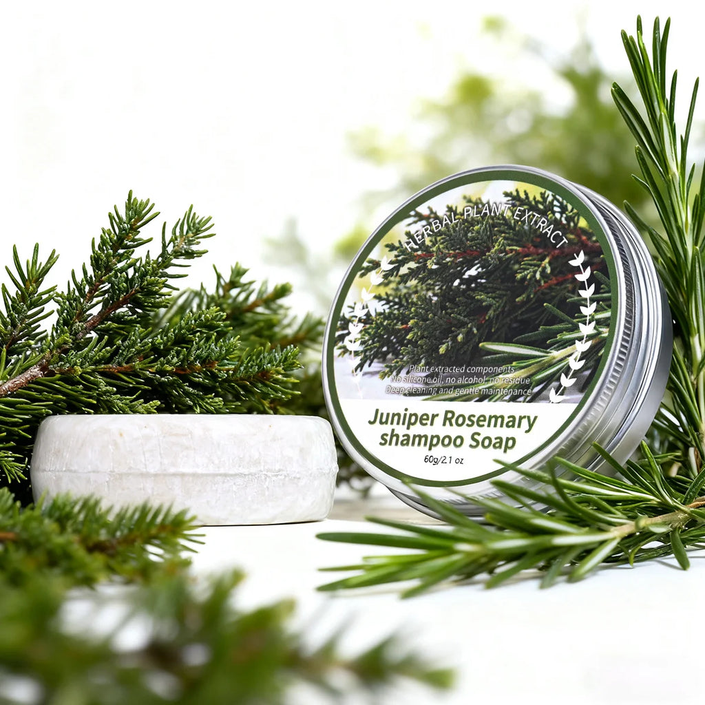 Juniper Rosemary Solid Shampoo Bar – Oil Control & Moisture 60g Solid Shampoo Bar Zpaxo 60g