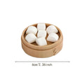 3D Realistic Steamed Bun Fridge Magnets Creative Food Shape Magnetic
