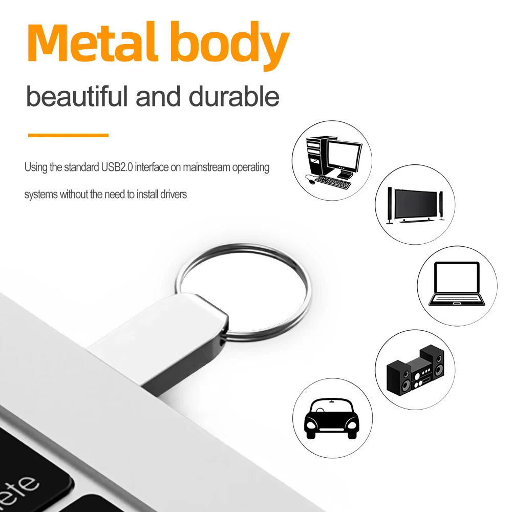 ZSUIT 10pcs High Speed USB Flash Drive 8GB 32GB Pendrive 128GB 64GB Custom logo Waterproof USB Pen Drive Flash Metal Stick XT Zpaxo