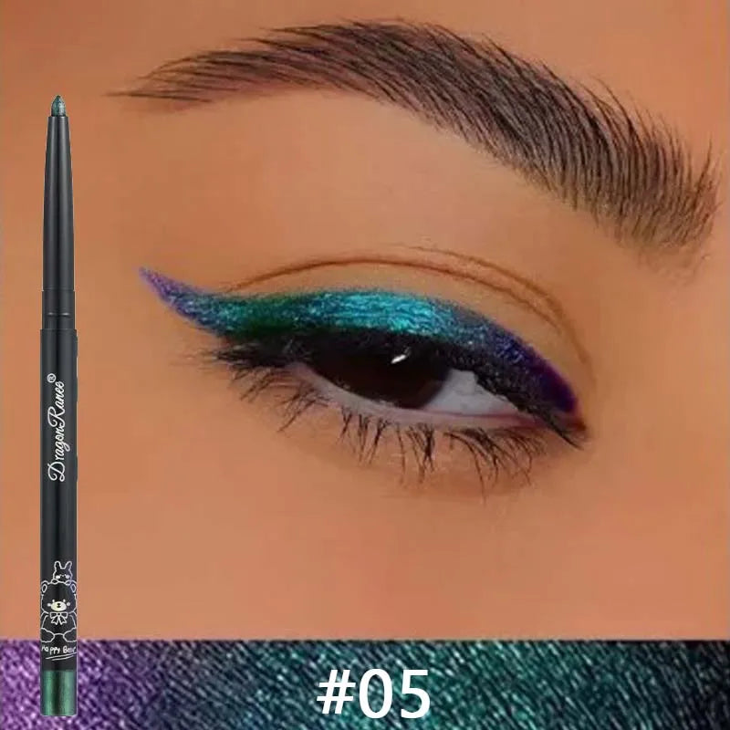 Chameleon Eyeliner Gel Pen Waterproof Shiny Chrome Eye Shadow Liner Zpaxo 05