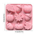 Pumpkin Silicone Mold – Autumn Baking, Resin & Candle Craft Silicone Craft Mold Zpaxo Pink