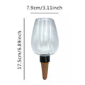 350ml Self-Watering Globe | Automatic Plant Drip Irrigation Plant Watering Globe Zpaxo White