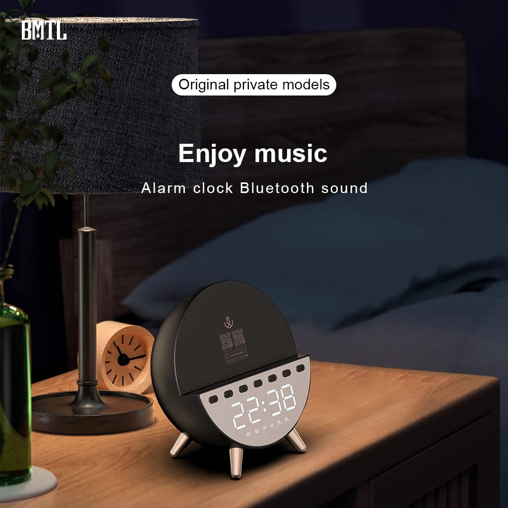 XDOBO Clock Bluetooth Speaker Wireless Portable Bass 1200mAh BT TF Zpaxo