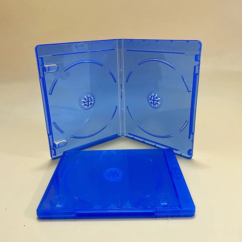 ▶1/2/3PCS Blue CD DVD Discs Storage Box Cover CD Game Case Protective Box Game Disk Holder Disk Case Zpaxo 2PCS