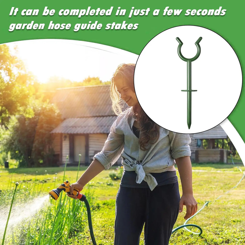 Hose Guides Garden Plant Protection Stakes Heavy Duty Holder RV