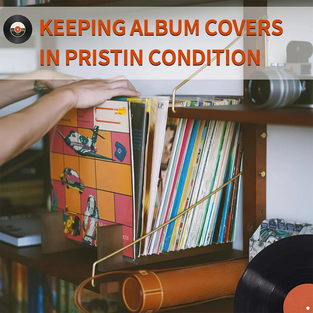12-Inch Vinyl Record Sleeves – Clear LP Protective Bags 20/50 Pack