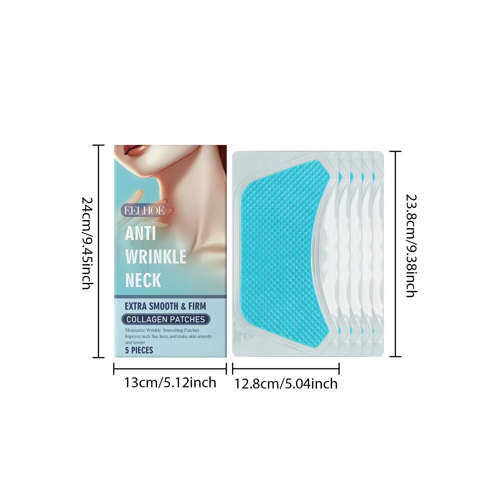5/10Pcs Collagen Neck Patch Neck Lines Remover Masks Lifting Firming Neck Skin Elastic Moisturizing Skin Care Neck Patch Zpaxo