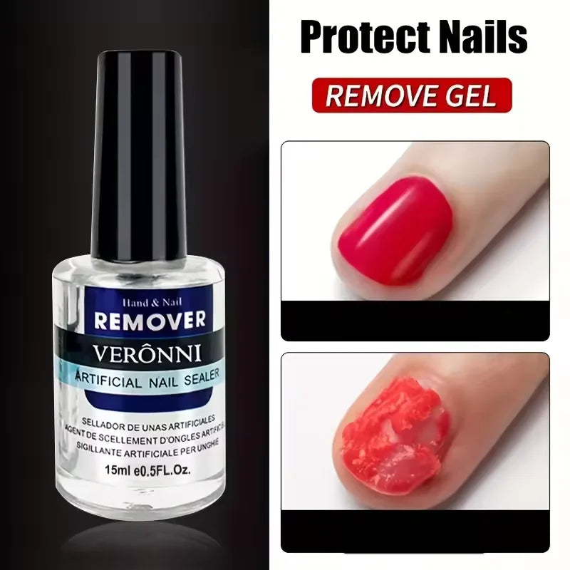 15ml Soak-Off Quick Nail Glue Remover,Easy Application Nail Gel Remover Nail Polish Remover For Gel Nails Polish Nail Art Gel Zpaxo