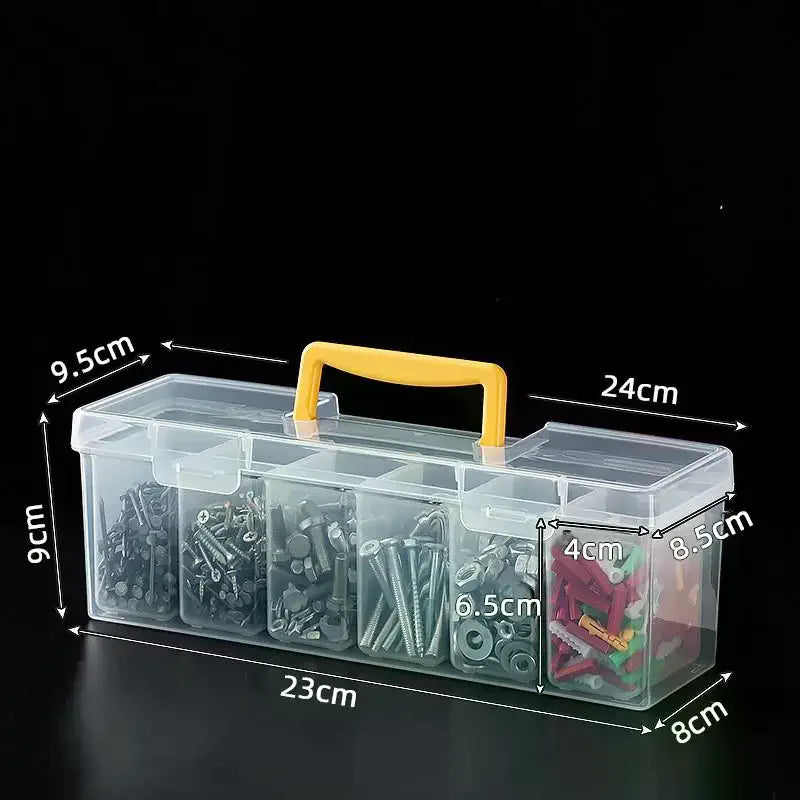 For Screws,Wrenches,Hardware Accessories,and Toys Tool Parts Storage Box Set Multi-Compartment Tool Organizer,Sorting Box Zpaxo