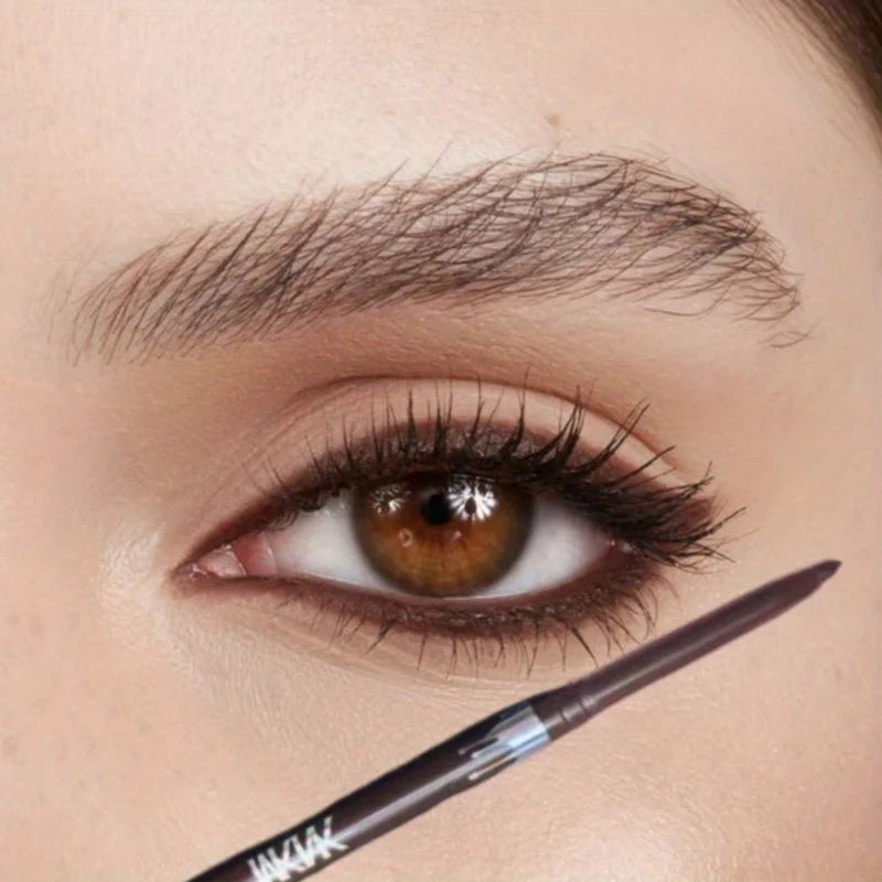 Waterproof Black Brown Eyeliner Gel Pencil Ultra-fine Matte Smooth Quick Dry Non-Smudge Easy Wear Eyeliner Pen Makeup for Eyes Zpaxo