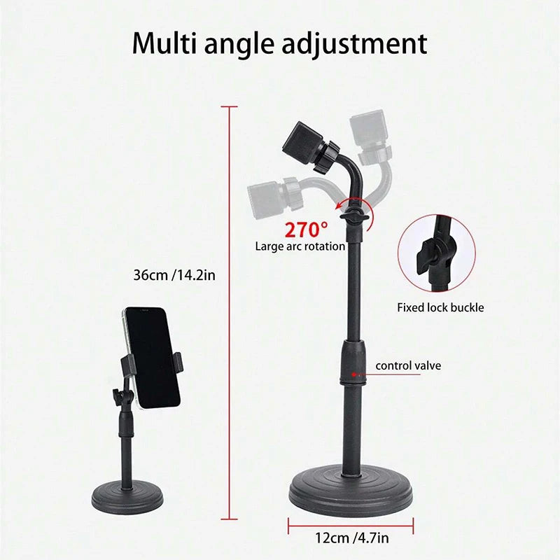 Rotatable Liftable Mobile Phone Bracket Live Broadcast Stand