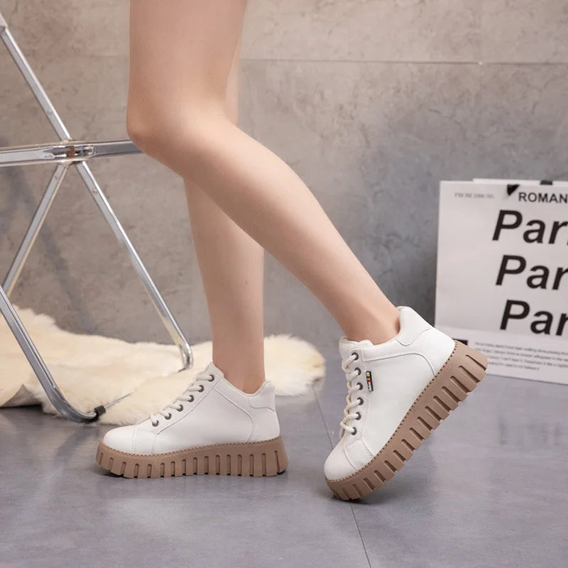 2023 Korean Version Autumn Winter All-in-one Shoes Students Increase Zpaxo