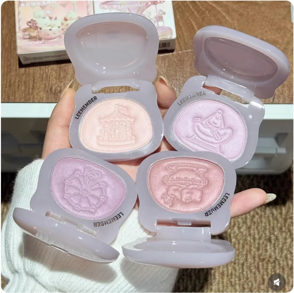 LEEMEMBER Satin Finish Multi Purpose Powder Summer Edition Blush Zpaxo