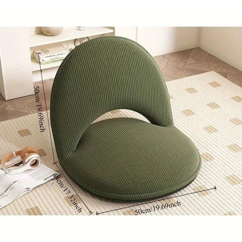 Foldable Backrest Tatami Lounger Sitting Sleeping Small Space Bed Bay