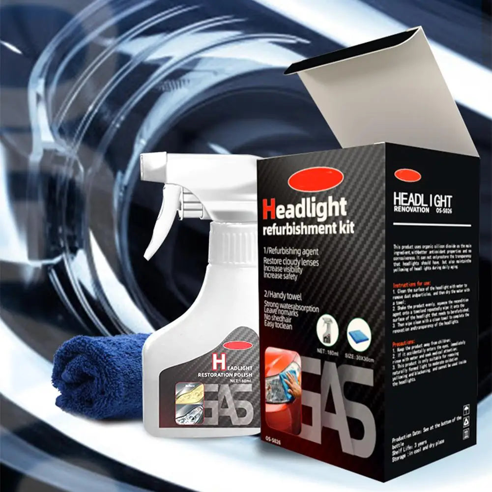 Car Headlight Restoration Kit – Scratch & Haze Remover Headlight Restoration Kit Zpaxo