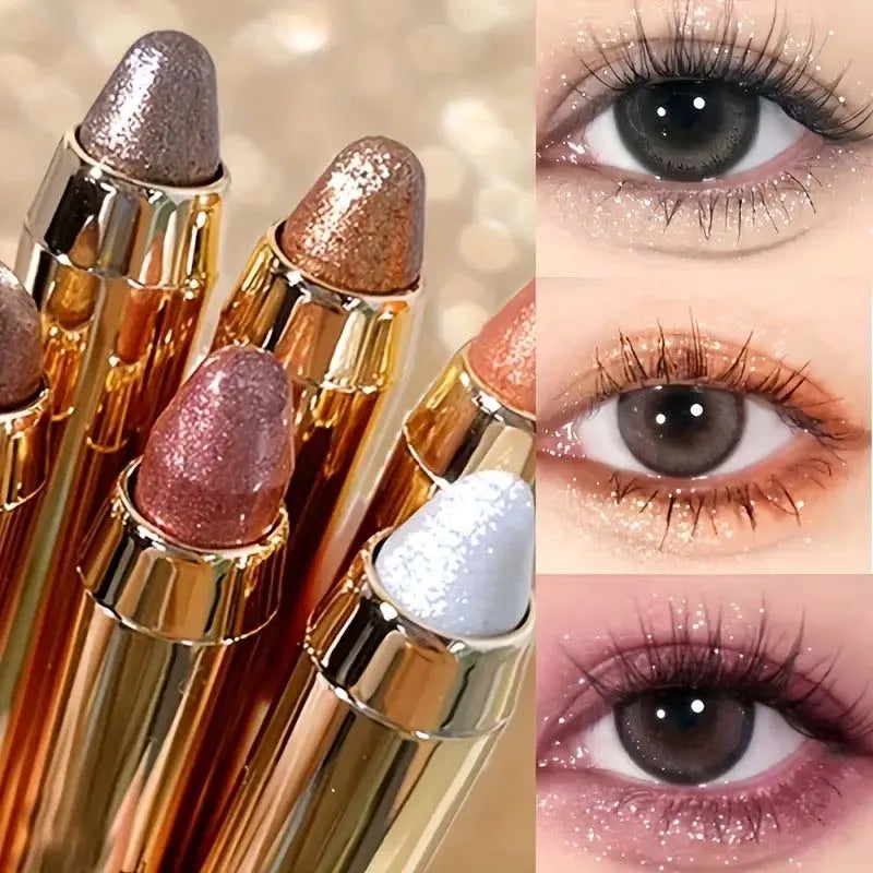 Highlighter Eyeshadow Pencil Shimmer Glitter Contouring Double-headed