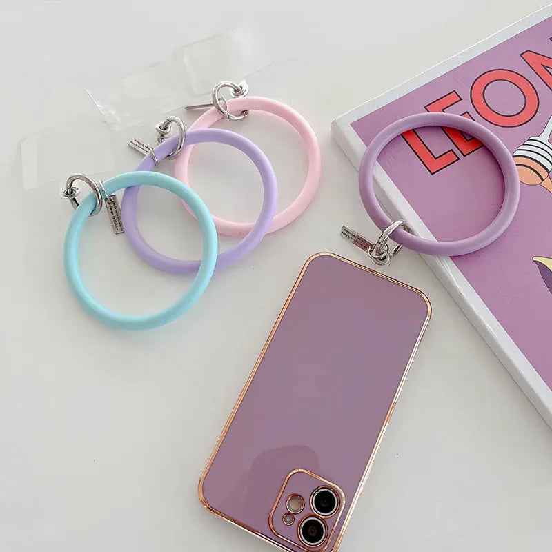 Silicone Phone Wrist Strap & Keychain – Universal Lanyard