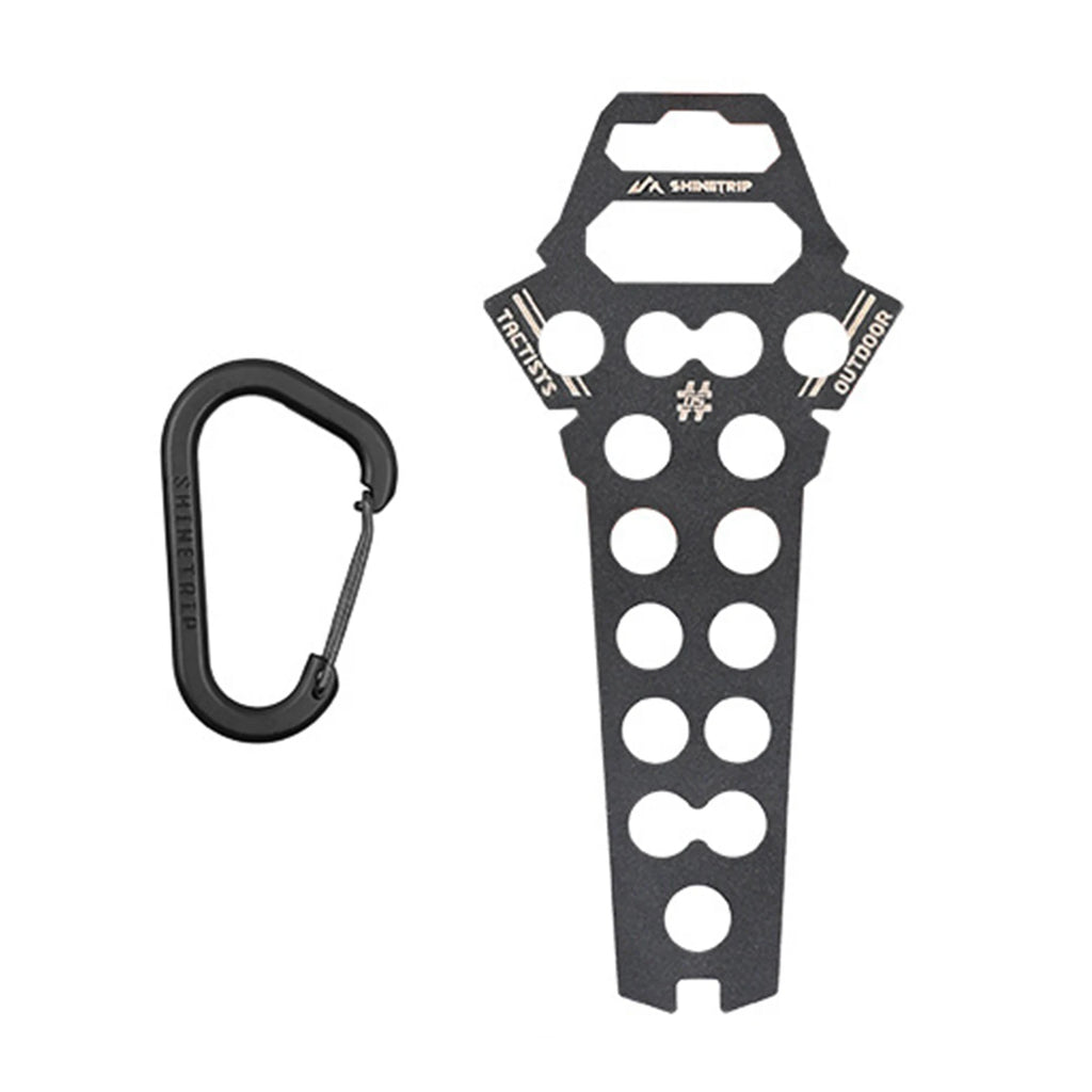 Camping Tent Pegs Organizer Keychain Buckle Storage Holder Outdoor