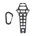 Camping Tent Pegs Organizer Keychain Buckle Storage Holder Outdoor