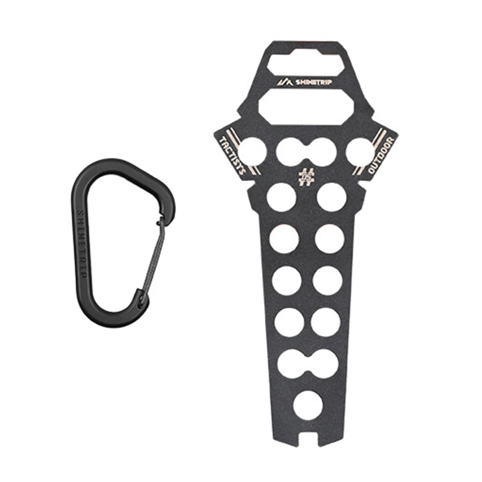 Camping Tent Pegs Organizer Keychain Buckle Storage Holder Outdoor
