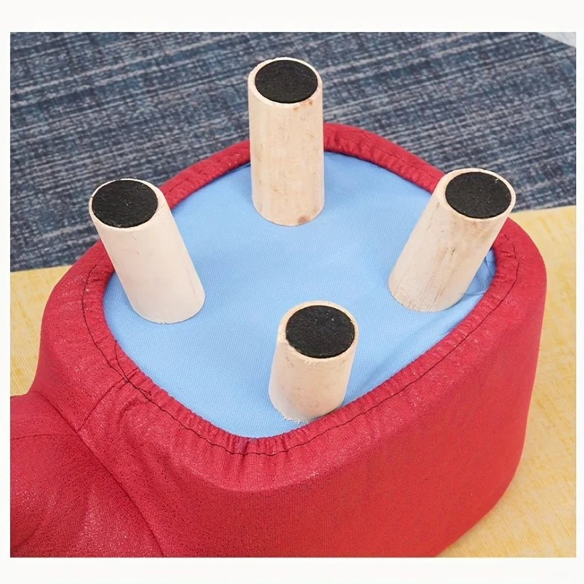1 Elephant Stool Children's Animal Cute Creative Solid Wood