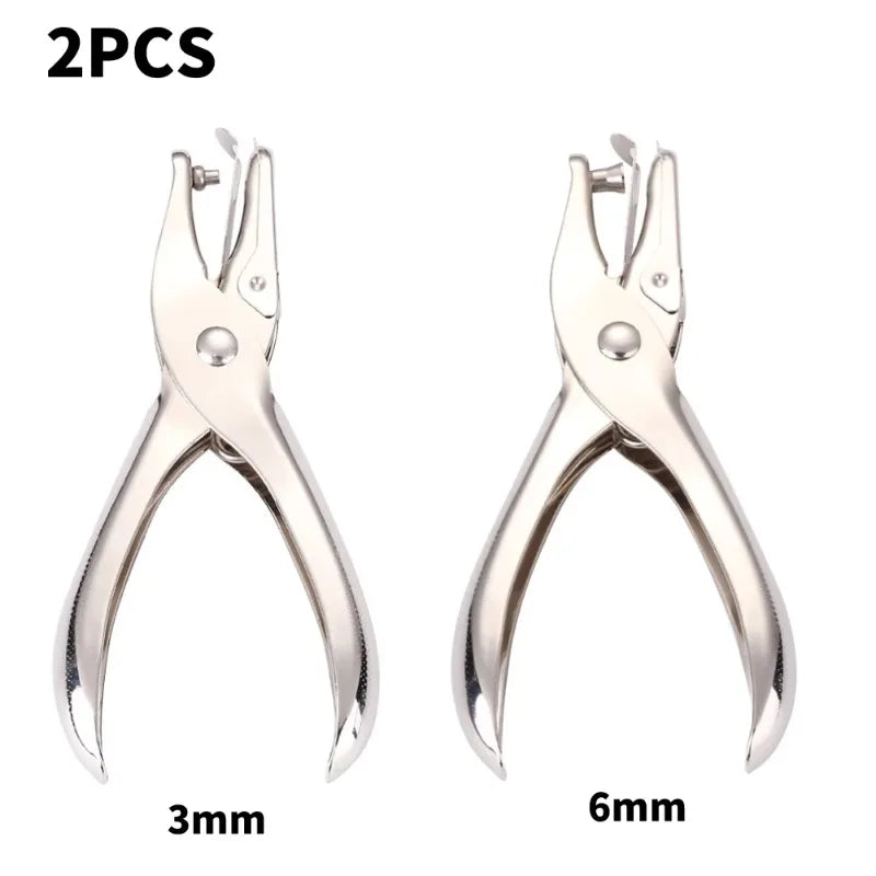 3 Hole Puncher Portable Single Punch Paper Material Scrapbooking