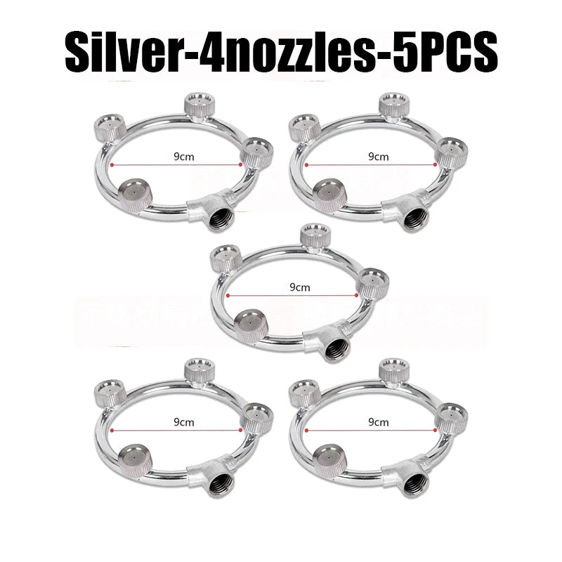 Agricultural Sprayer Imported Nozzle Multi Head Atomizing Round Tip Zpaxo 4Nozzles 5PCS