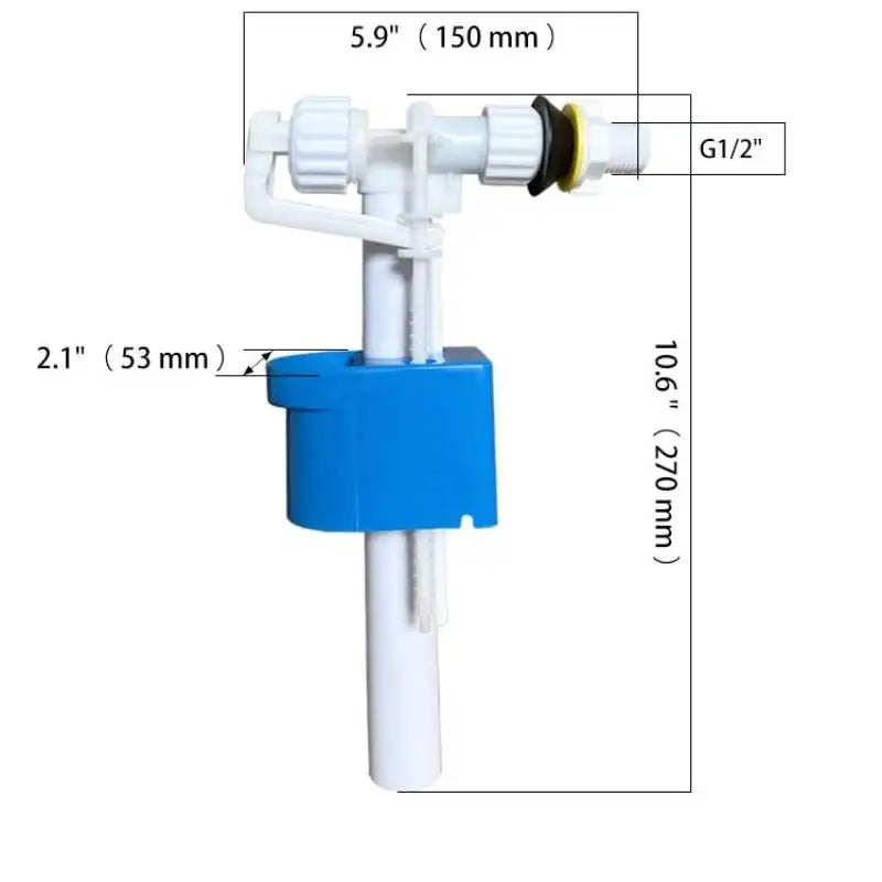 Cistern Filling Valve G3 8 G1 Connection Toilet Inlet Pressure Side Zpaxo 1pc