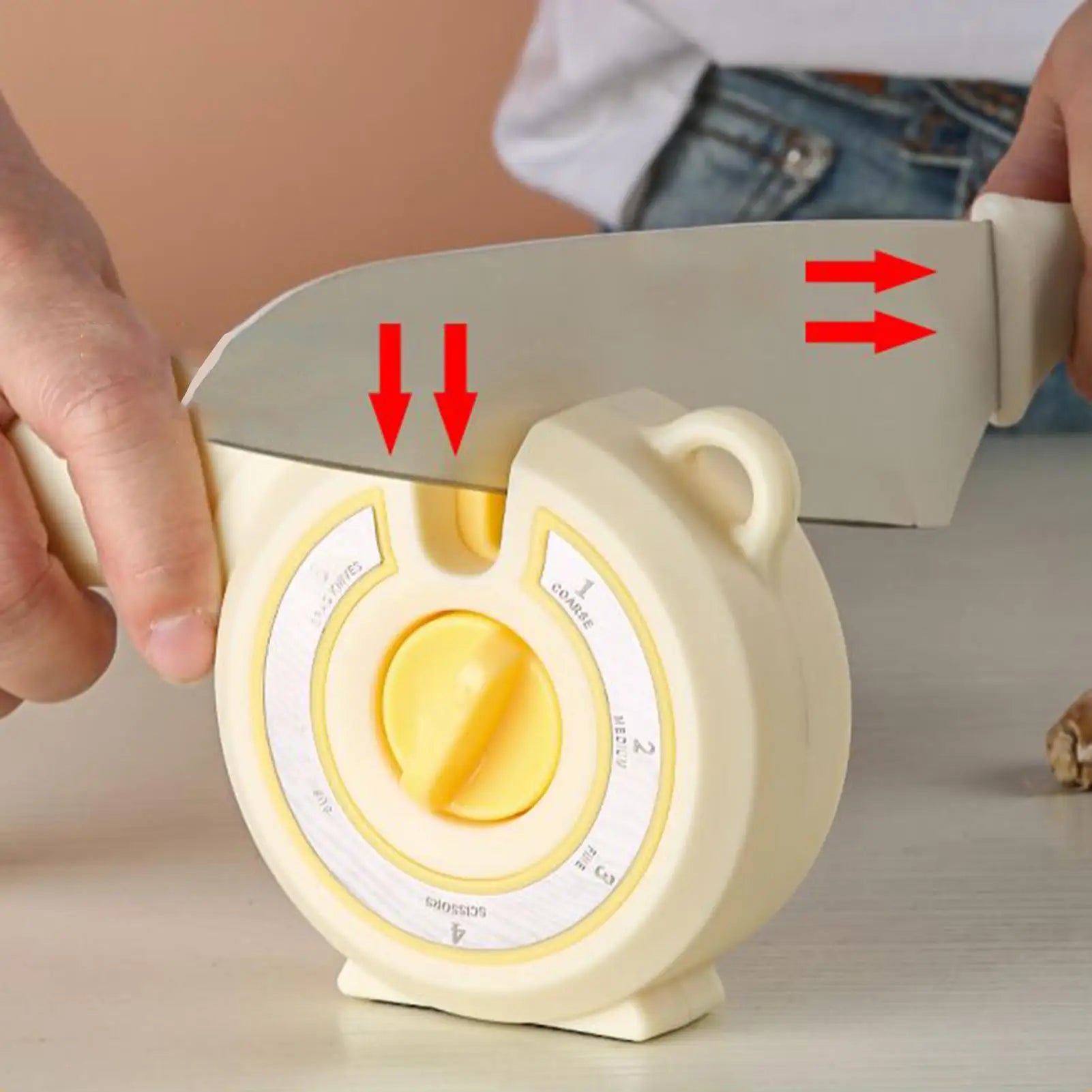 Cutter Sharpener Tool Knob Angle Control Kitchen Gadgets Slicing Home
