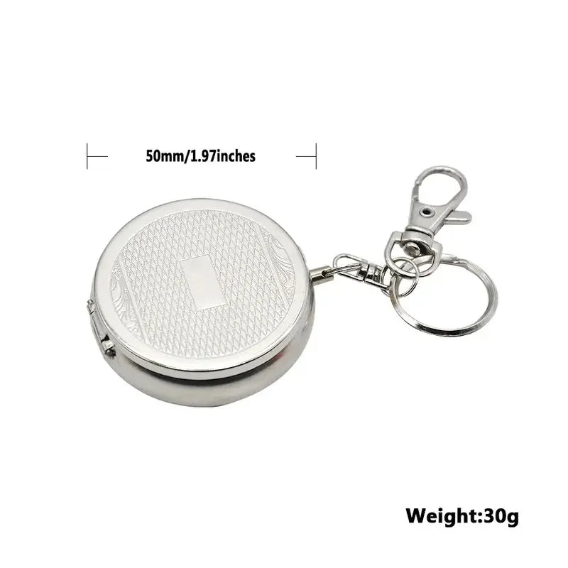Portable ashtray Pocket watch model Metal ashtray key chain model mini ashtray Zpaxo