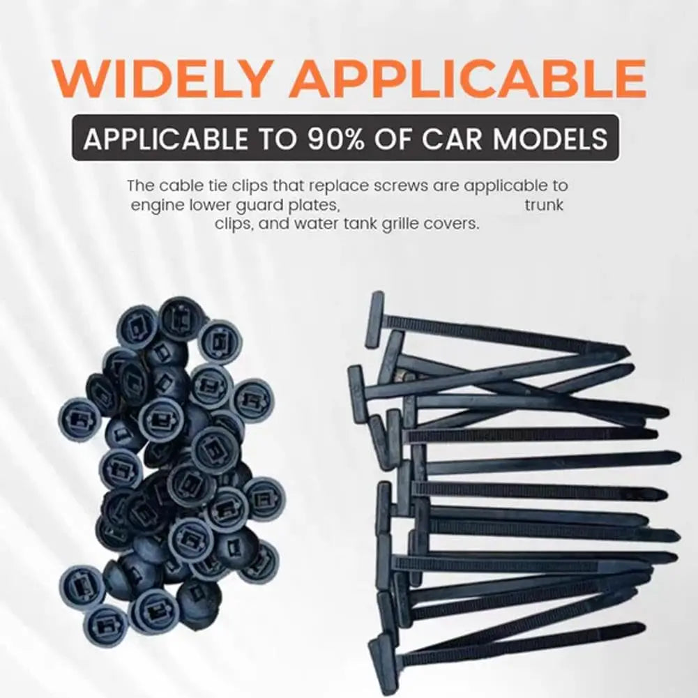 Nylon Cable Tie Buckles – Heavy Duty Zip Ties for Car Body