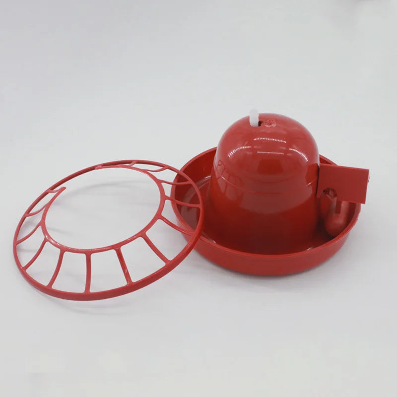 Chicken Drinking Fountains Small Plas Water Tray Farm Animals Feeding
