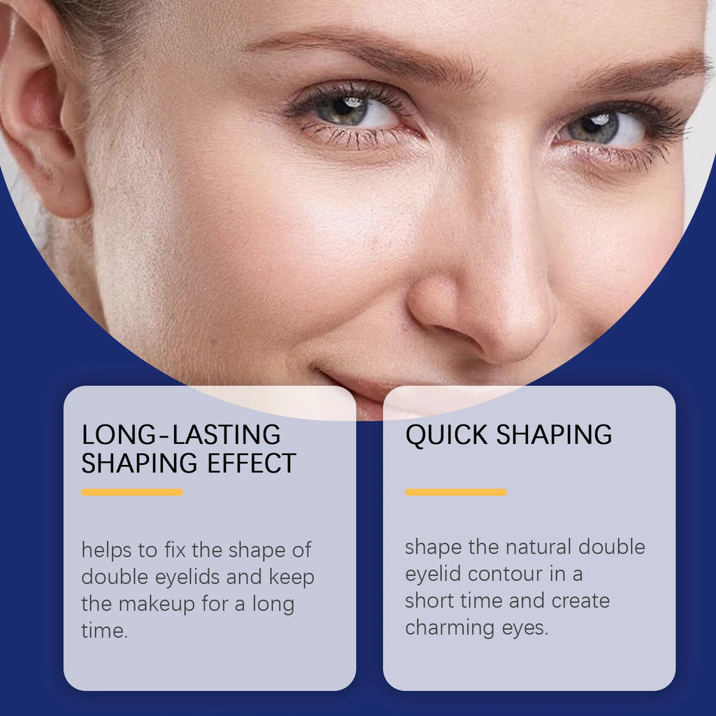 Double Eyelids Shaping Cream Traceless Tightening Waterproof Enhance Eye Styling Quick Dry Lasting Lifting Eyelid Defining Cream Zpaxo
