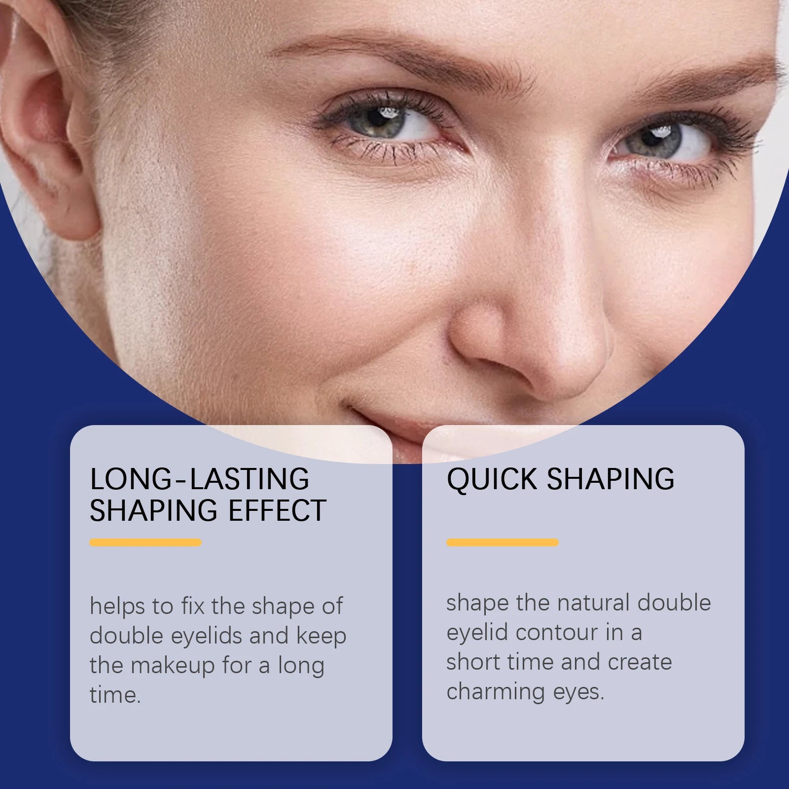 Double Eyelids Shaping Cream Traceless Tightening Waterproof Enhance Eye Styling Quick Dry Lasting Lifting Eyelid Defining Cream Zpaxo