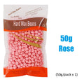 Hair Removal Wax Beads 500g – Painless Depilatory Wax Depilatory Wax Beads Zpaxo 50g-Rose
