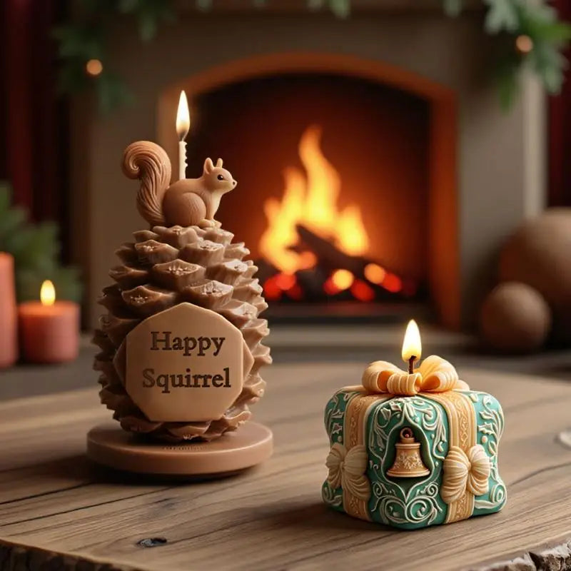 Holiday Themed Soap Mold Flexible Silicone Baking Crafting Supplies Tool Zpaxo