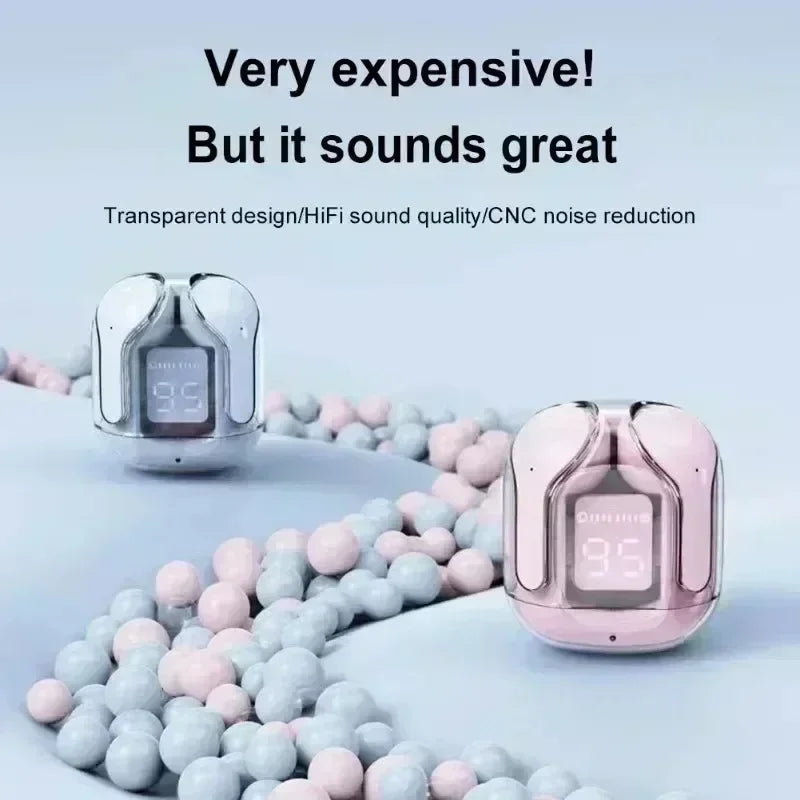 T2 TWS Wireless Headphones LED Power Earphones Digital Display