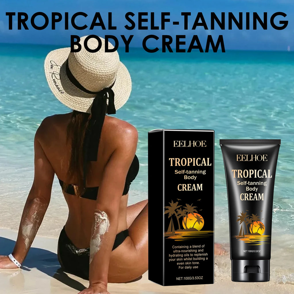 EELHOE Self Tanning Cream – Natural Bronzer & Fake Tan Self Tanning Cream Zpaxo