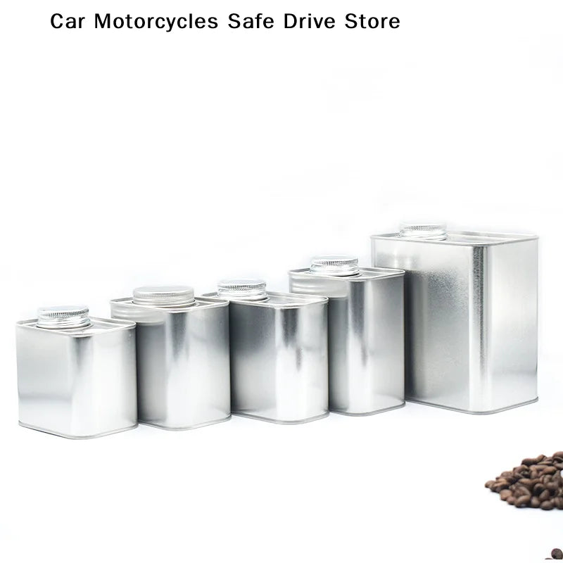 CM1PC Tinplate Coffee Bean Airtight Jar Outdoor Camping Tin Box
