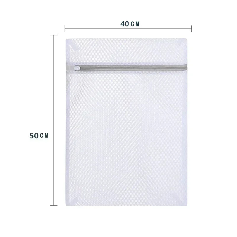 1/2/4/5/10Pcs Laundry Bags Printing Fine Mesh Clothing Care and Washing Bag Set Large Mesh Bra Washing Clothes Net Bag Zpaxo 40X50cm 4Pcs