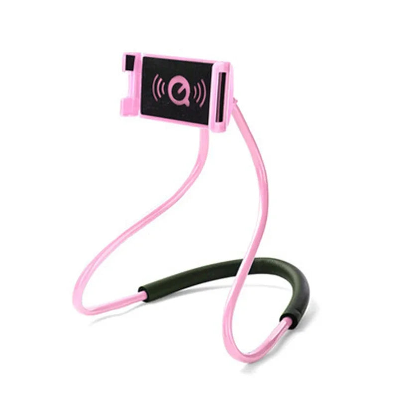 Flexible Mobile Phone Holder Hanging Neck Lazy Necklace Bracket Bed