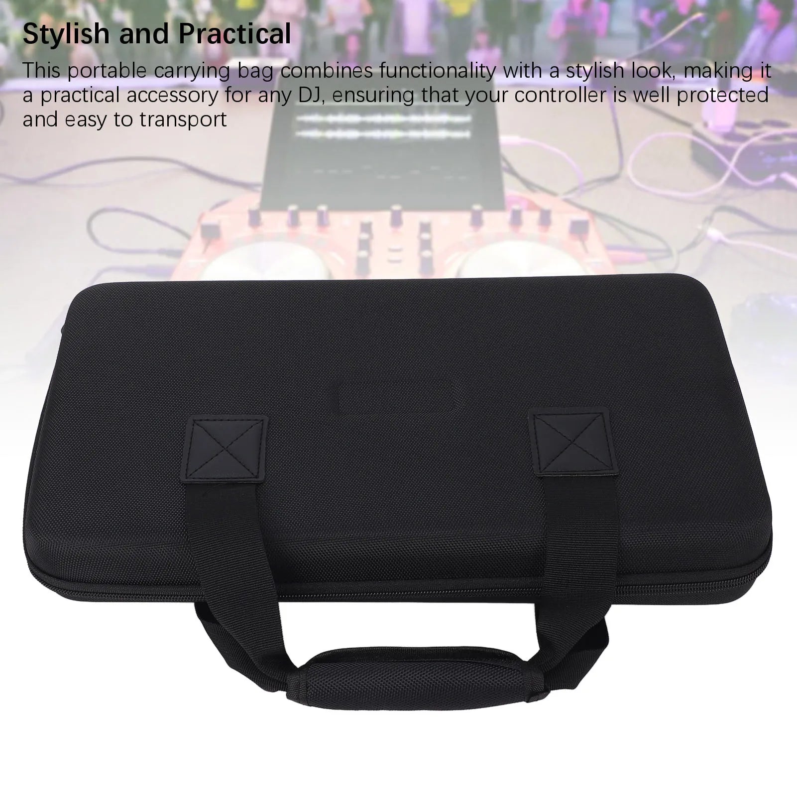 DJ Controller Case Storage Bag Portable Carrying Double Channel