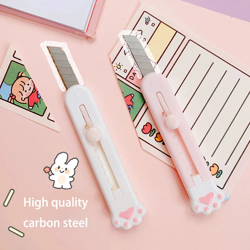 Mini Paper Cutter Portable Cat Claw Utility Knife Cute Creative Zpaxo