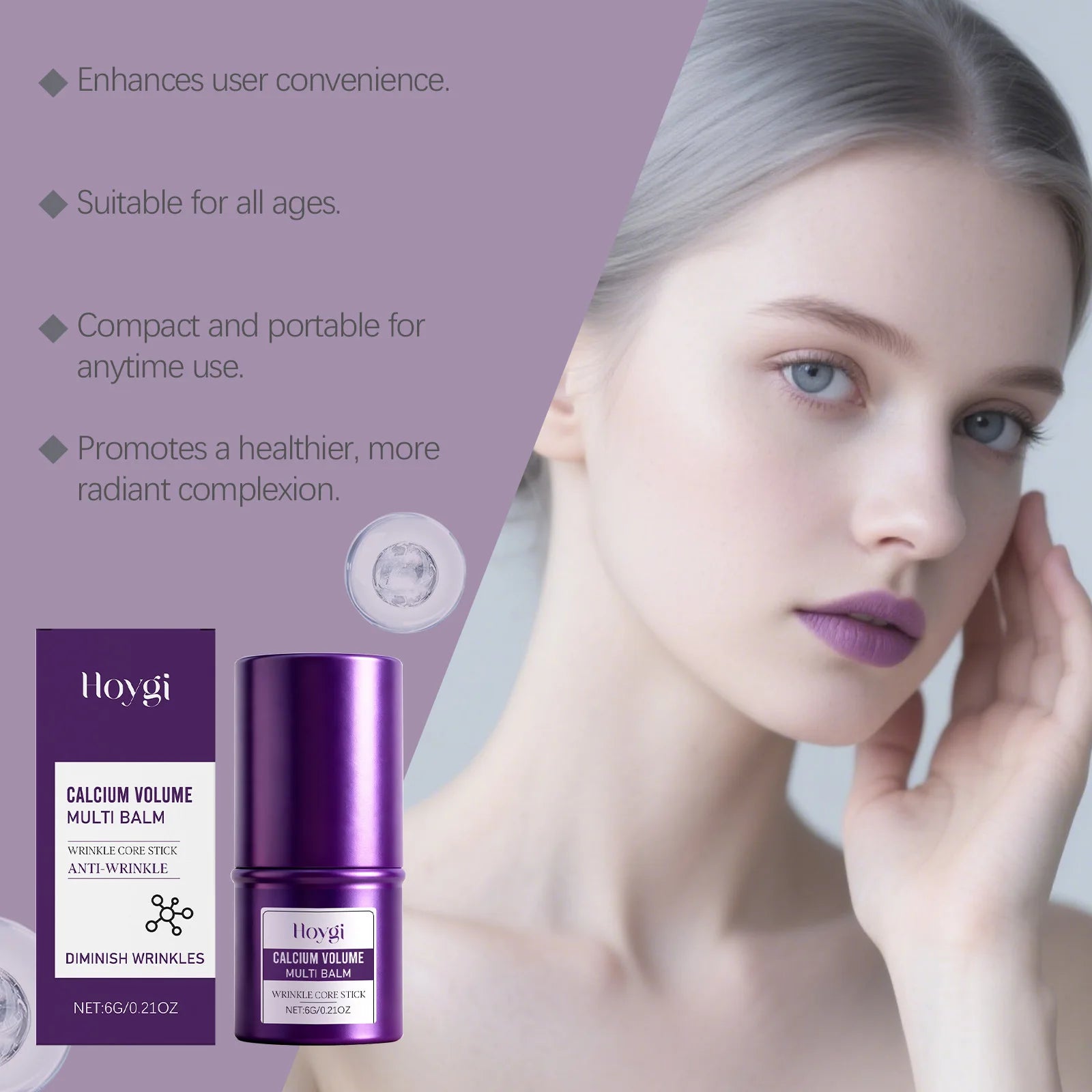 Hoygi Firming Facial Stick – Moisturizing & Brightening Cream Facial Cream Stick Zpaxo