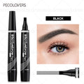 1PC Dual-Purpose Tool for Filling in Hairlines And Eyebrows Features Ultra-Fine Fiber Bristles with a Bionic Design Zpaxo 05