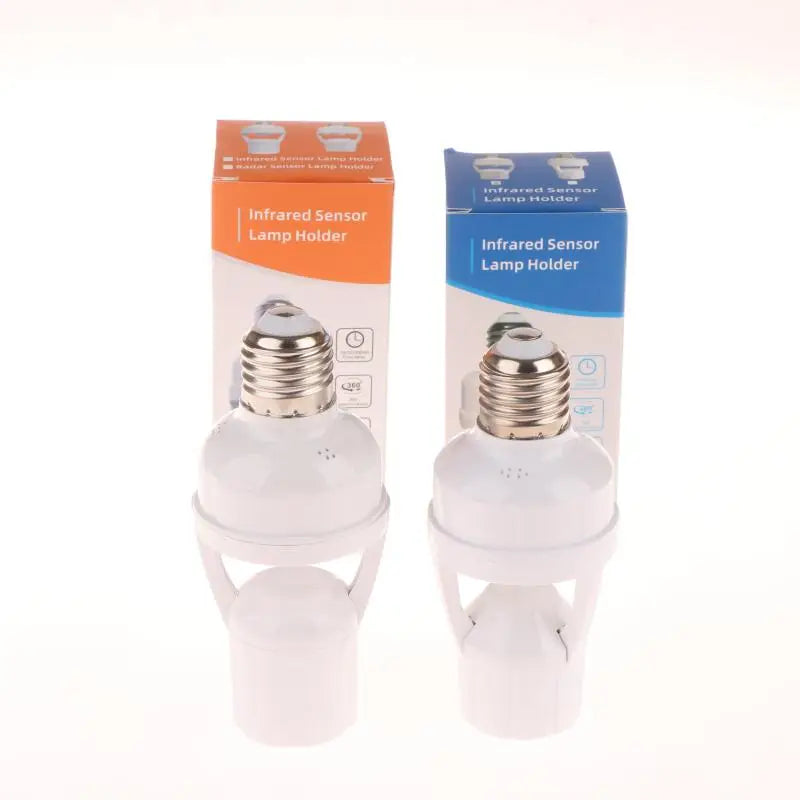 E27 Socket Converter PIR Motion Sensor LED Lamp Base Intelligent Zpaxo