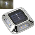 8 LEDs Solar Light Warm White IP65 Waterproof Outdoor Lamp Dusk Dawn Zpaxo White light 2PCS