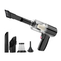 Car Vacuum Cleaner 120000PA Powerful Cleaning Machine Cars Cleaner Mini Wireless Portable Hand held Cleaner for Home Appliance Zpaxo black