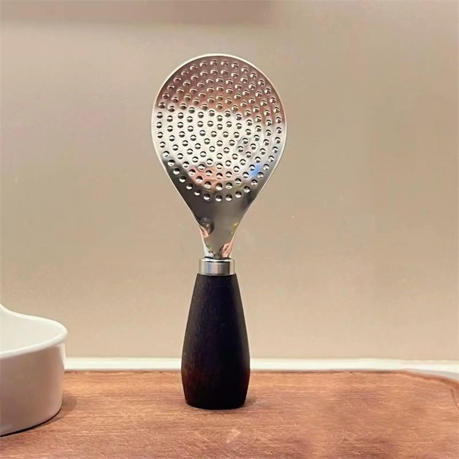Rice Paddle Stainless Steel Scoop Standing Kitchen Tools Spoon Heat