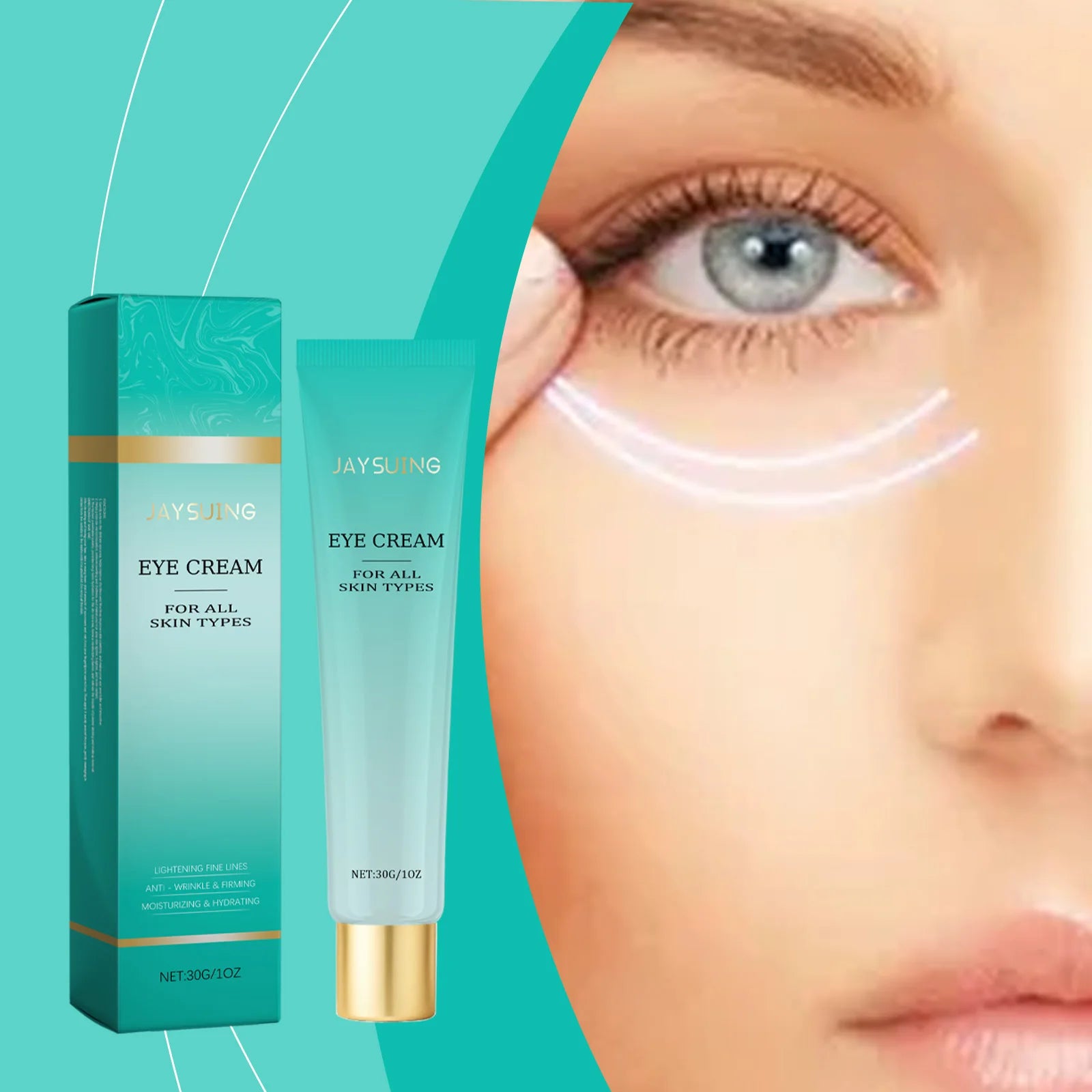 Jaysuing Anti-Aging Eye Cream – Dark Circles & Fine Lines 30g Anti-Aging Eye Cream Zpaxo
